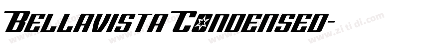 Bellavista Condensed字体转换